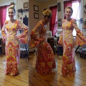 Orange Mandala Dreams